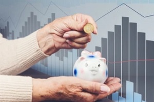 man saving for retirement