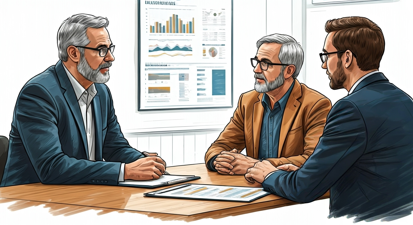 advisor discussing whole life insurance