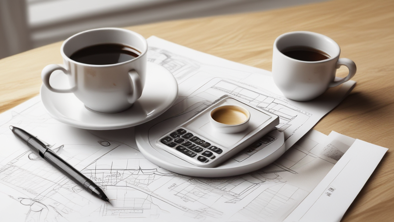 retirement planning desk close-up