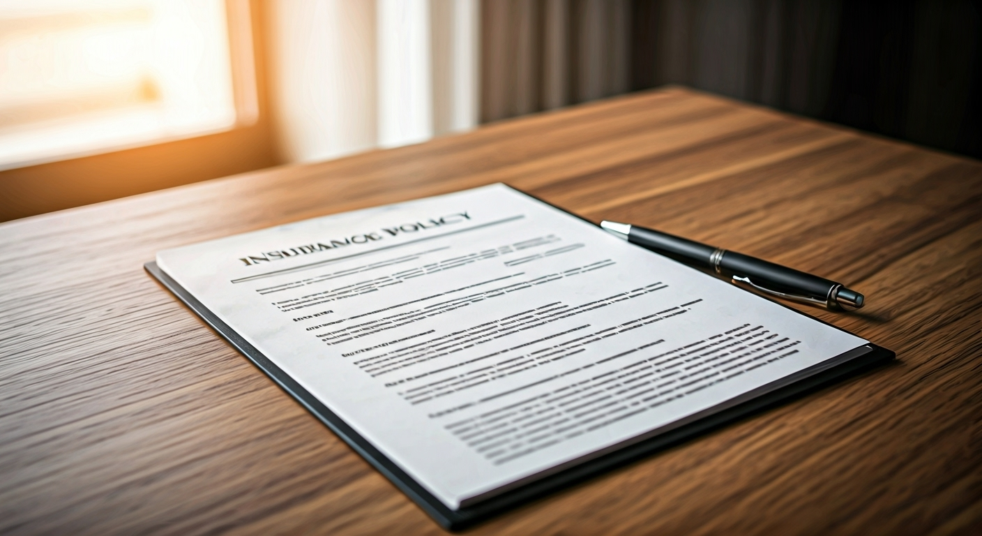 insurance policy document sketch