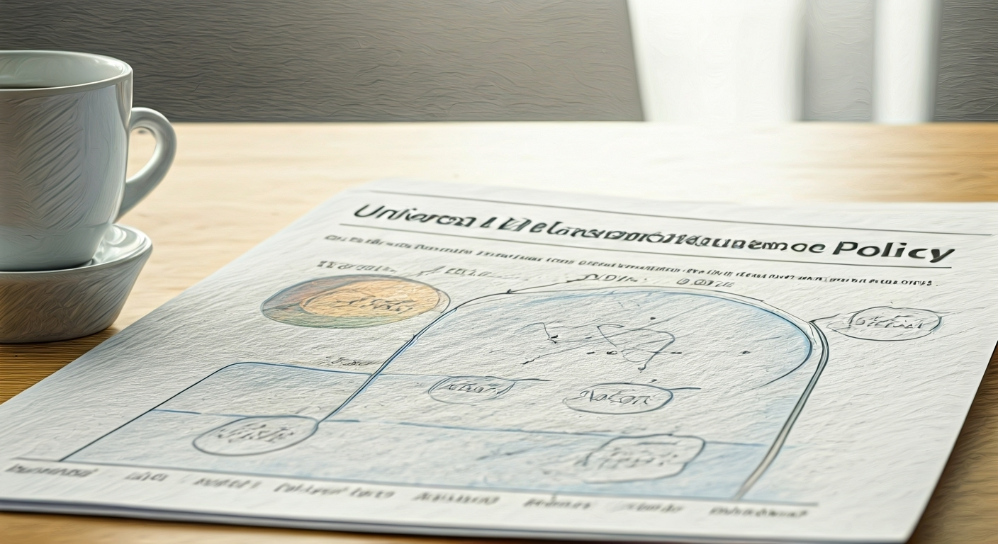 Universal life insurance diagram