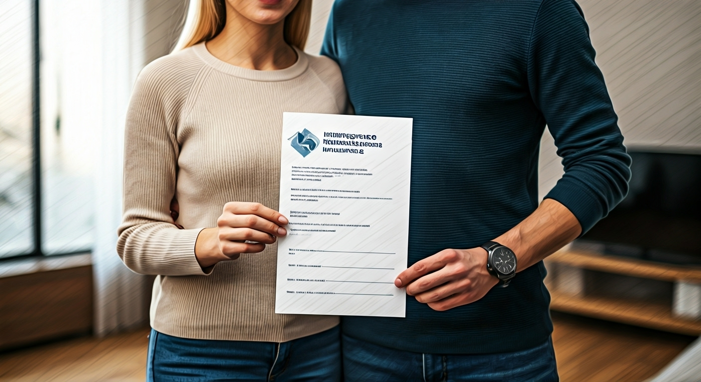 Couple holding MPI document