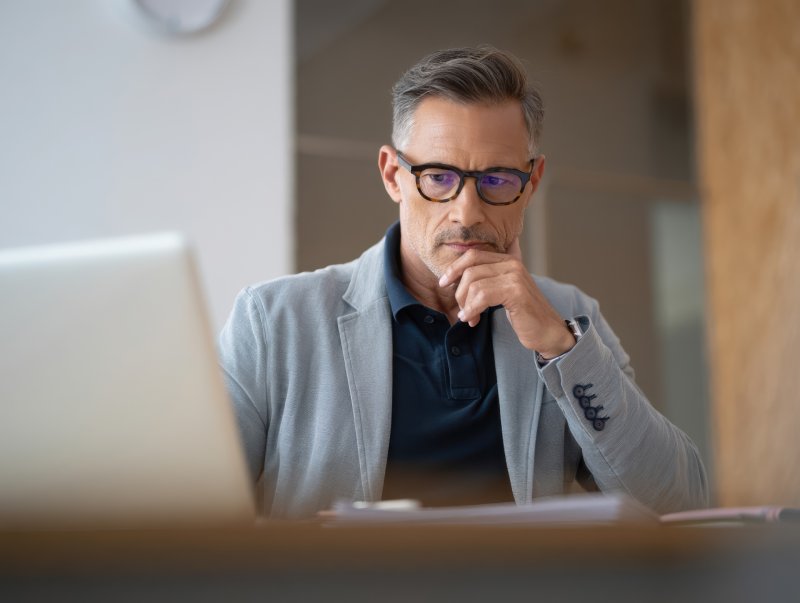 Man Reviewing Possible Estate & Legacy Planning Services