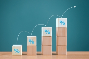 MYGA Rates Concept Explained Through Wooden Blocks