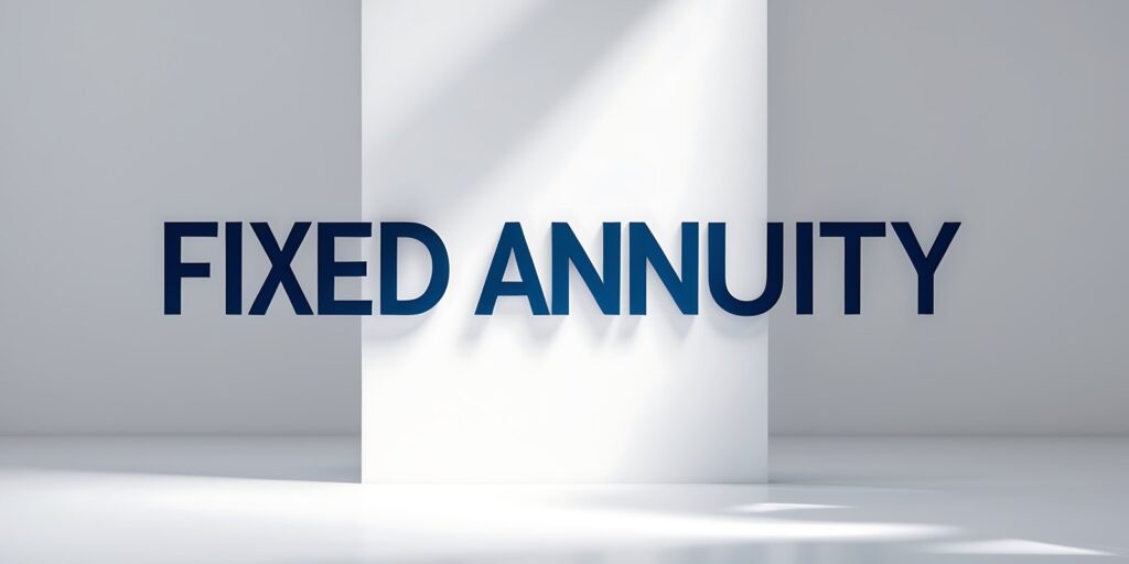 Fixed Annuity Concept on A Simple Background