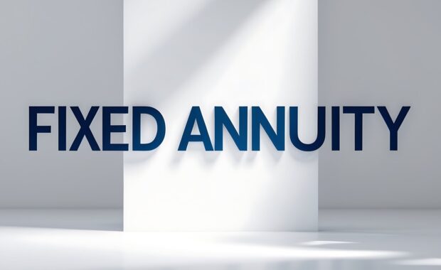 Fixed Annuity Concept on A Simple Background