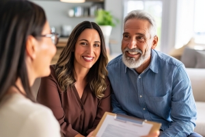 Couple Discussing Their MYGA and Legacy Planning with Financial Planner