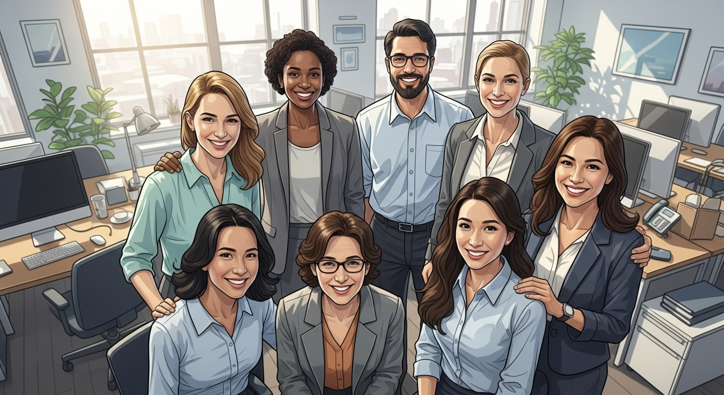 Federal employees in office