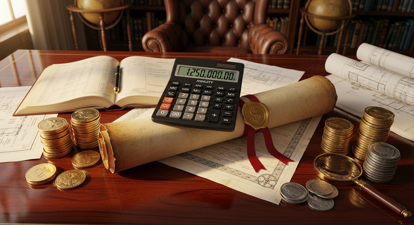 Golden annuity contract and calculator