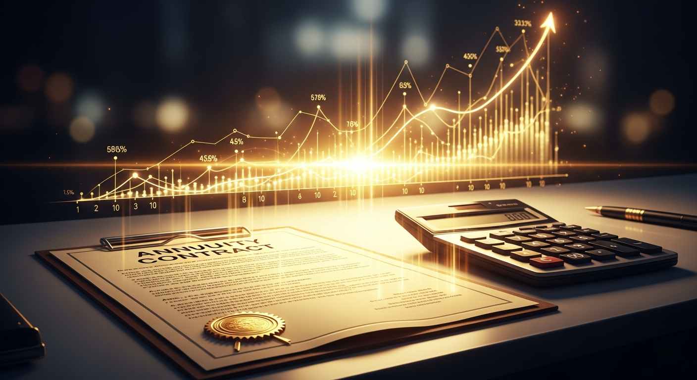 Golden annuity contract with graph
