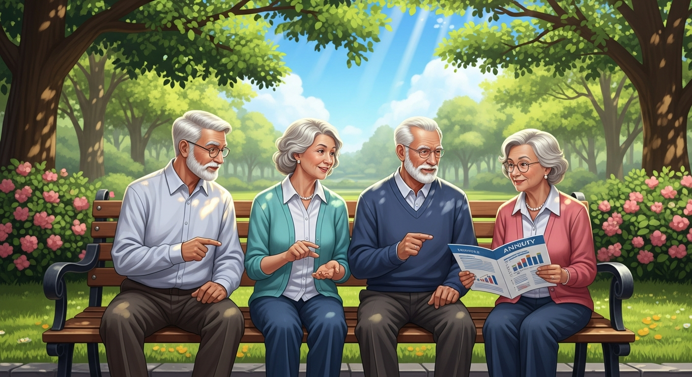 seniors discussing annuity options