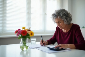 Elderly Woman Pairing Calculator Results with Real Planning